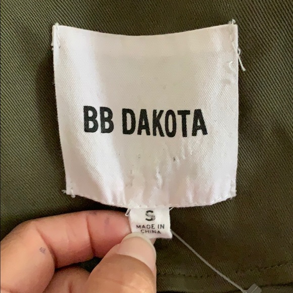 BB DAKOTA Averie Olive Green Utility Jacket ✨ NEW - Picture 8 of 9